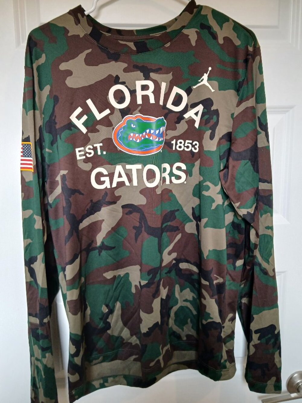 Jordan Florida Gators Camo Long Sleved Shirt